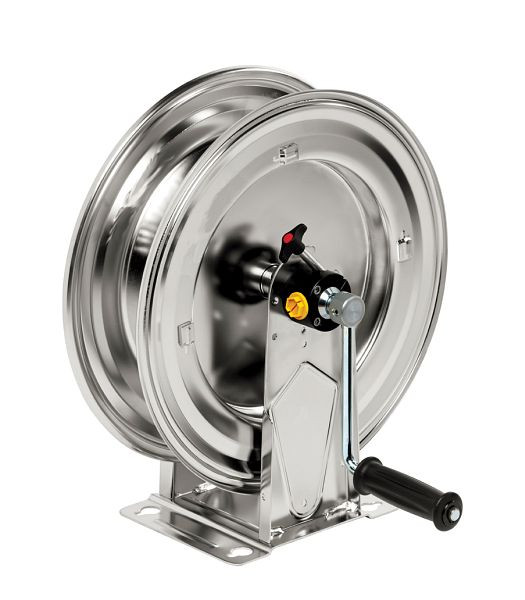 Enrouleur Ebinger HM 400, tuyau max.15m - 20mm OD, boîtier inox, 20bar/90 °C, 8.404.100