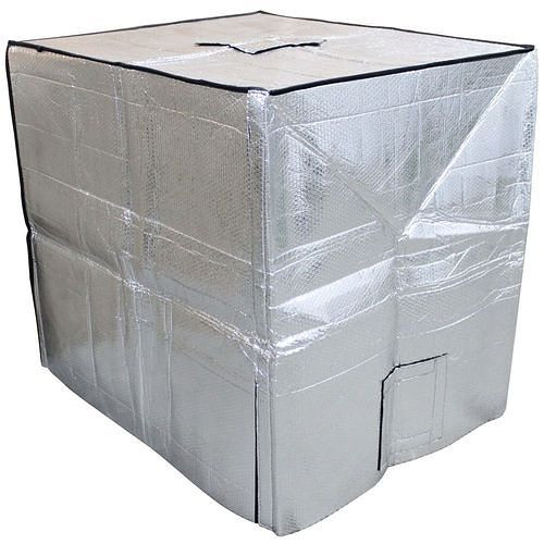 Couverture thermique DENIOS IBC, protège contre les variations et les pics de température, convient pour IBC 1000 litres, 311473