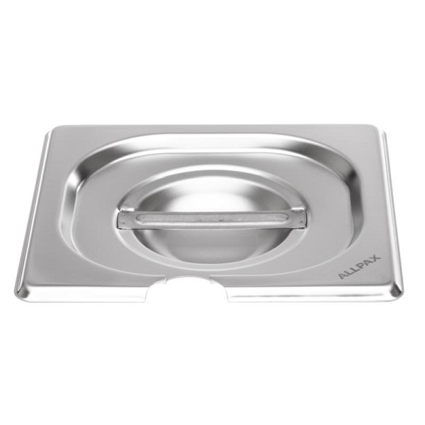 Couvercle ALLPAX GN 1/6 avec évidement pour cuillère, 10014520