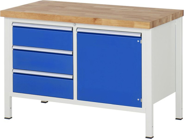 Etabli RAU série 8000 - modèle 8468, L1250 x P700 x H840-1040 mm, 13-8468A2-127B4H.11