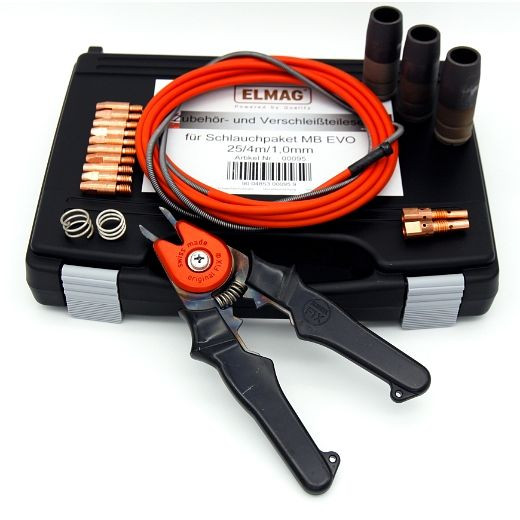 Kit d'accessoires et de pièces d'usure ELMAG, pour paquet de tuyaux MB EVO 25/4m/1,0 mm, 00095