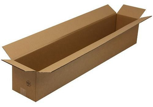 Boîte pliante en carton ondulé TransPak à 2 parois, dimensions intérieures 1200 x 200 x 200 mm, qualité 2.30BC, paquet de 10, 299395