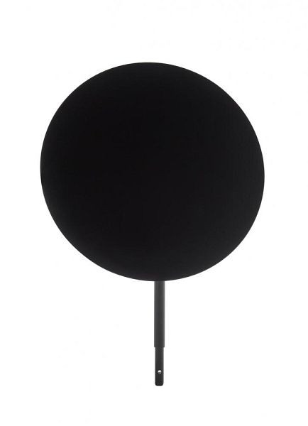 Panneau APS -VALO- Ø 25 cm, hauteur : 33 cm métal, noir, 14034