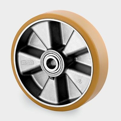 Roue TENTE-ROLLEN, roue Ø 200 mm, capacité de charge 800 kg, A 92 Shore, ITP200x50-20 plat