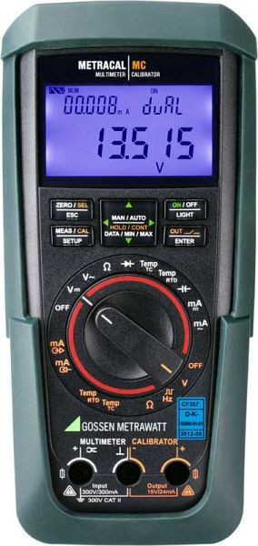 Calibrateur universel Gossen Metrawatt avec simulateur et multimètre - "2 en un" METRACAL MC, M245A