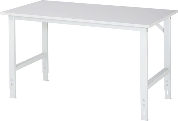 Table de travail série RAU Tom (6030) - réglable en hauteur, plateau en mélamine, 1500x760-1080x800 mm, 06-625M80-15.12