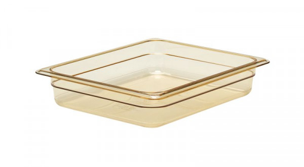 Cambro H-PAN™ GN1/2-65 Casseroles résistantes à la chaleur 3,9 L Ambre Lot de 6 22HP150