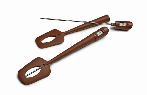 Grattoir à manche Schneider avec thermomètre, -50 / +300 C° - 320 x 65 mm, 160015