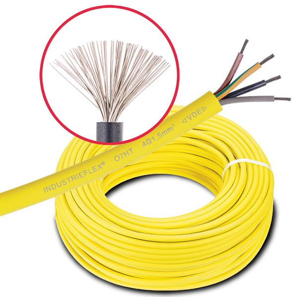 ELSPRO Spezial-Leitung INDUSTRIEFLEX 07HT 5G2,5mm²/500m Trommel, SL07HT 525T/5