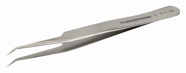 Brucelles haute précision Bahco, pointes très fines, coudées, TL 51S-SA