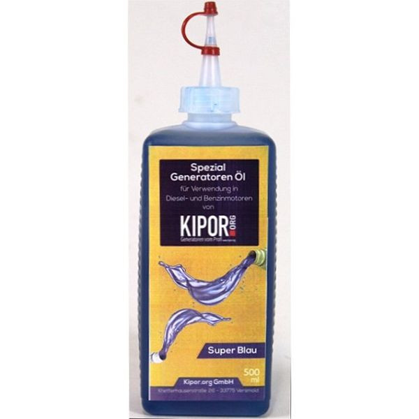 Huile spéciale générateurs KIPOR 500 ml (super bleu), 1001
