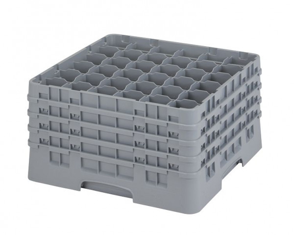 Panier de lavage Cambro 36 compartiments Camrack® 23,8 cm, gris doux, SU: 2 pièces, 36S900151