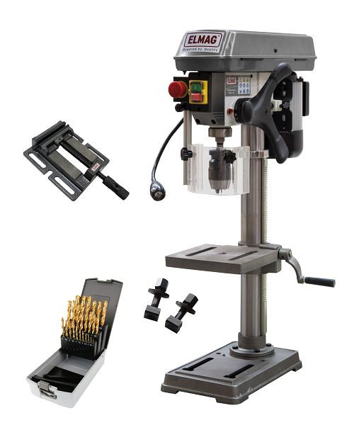 ELMAG KBM perceuse d'établi professionnelle compacte 25 TN SET promotion, 16035