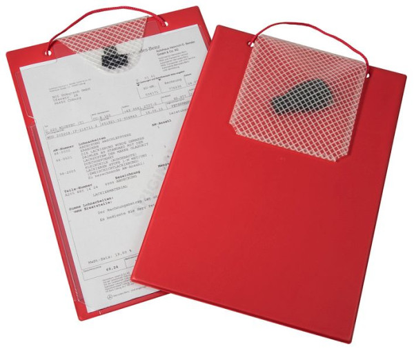 Sac de travail Eichner "Turbo" avec compartiment à clés, rouge, UE : 10 pièces, 9015-00396