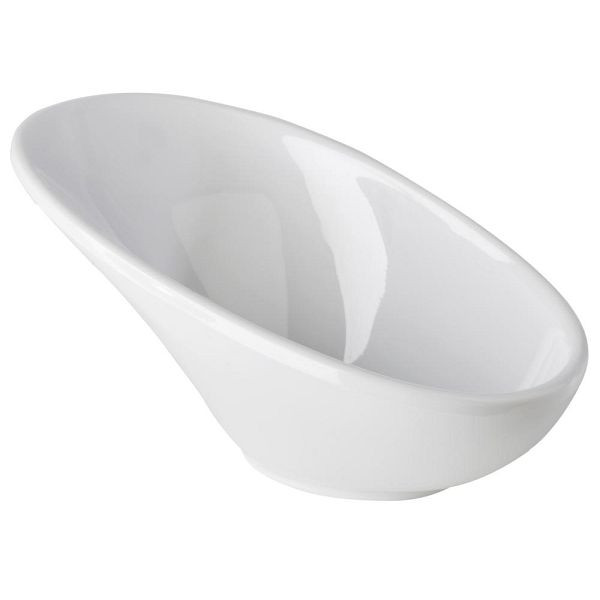 Bols APS "FRIENDLY", bols à trempette, bols à snack, en plastique recyclé (PET), 11,5 x 6 cm, hauteur 5,5 cm, 0,04 litre, blanc, lot de 12, 79040