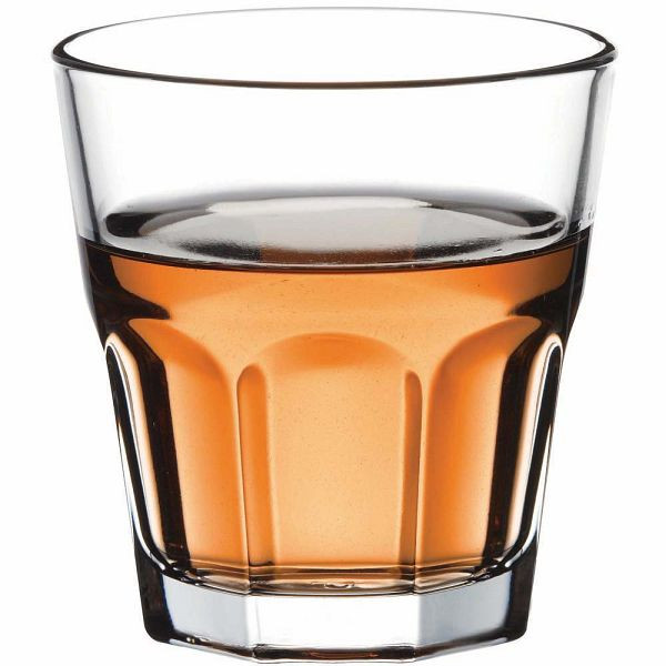Pasabahce série Casablanca gobelet à whisky empilable 0,2 litre, UE : 12 pièces, GL2106200