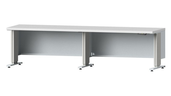 Établi ANKE LIFT, modèle 190, 2800 x 800 x 740-1140 mm, RAL 7035, KSP 40 mm, 405.401