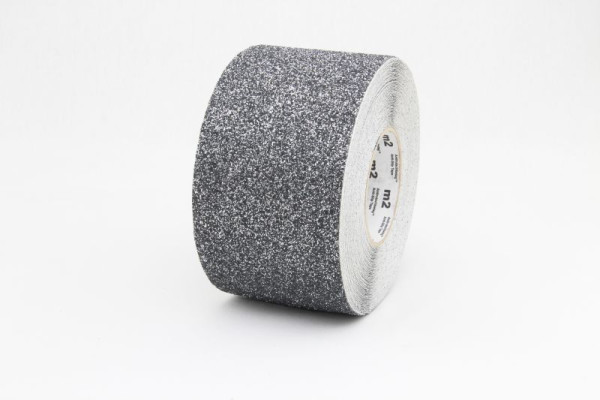 m2 revêtement antidérapant GlitterGrip noir rouleau 100mmx18.3m, M8SR100183