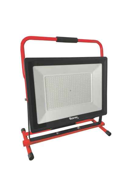 Projecteur de travail LED BOXTEC, projecteur de chantier, PRO-LINE FIXSTAND 300W, 24000lm, 6500K, IP54, CÂBLE avec 2 prises 230V, 48033