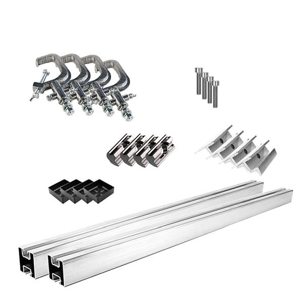 Support de module solaire Offgridtec garde-corps de balcon hauteur de cadre 30 mm, 8-01-013990