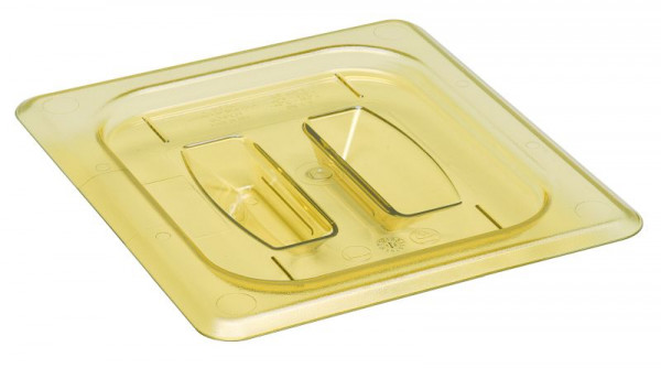 Couvercle GN Cambro 1/6 poignée H-Pan® jaune, VE: 6 pièces, 60HPCH150