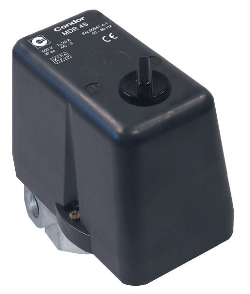Pressostat Condor-Werke CONDOR, MDR 4/6 bar, entrée 400 volts : IG 1/2', 11917