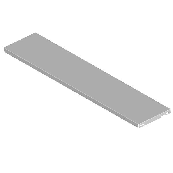 Système d'éléments ÉTAGÈRES EN ACIER, 1 PAIRE, 800X200 mm, BLANC, 10700-00004