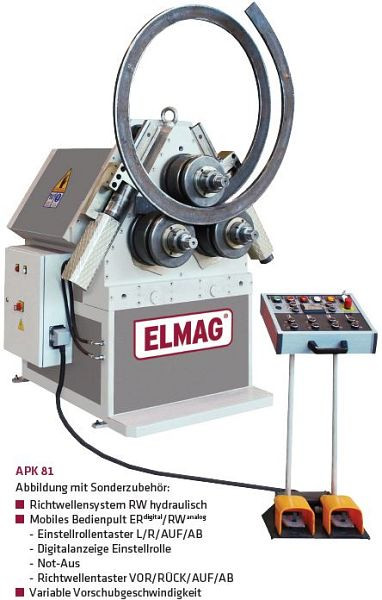 Cintreuse d'anneaux hydraulique ELMAG, APK 81, 83138