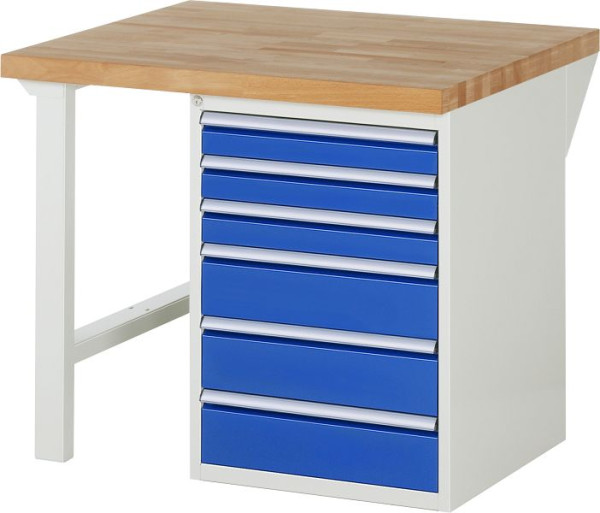 Etabli RAU série 7000 - modèle 7515, L1000 x P900 x H890 mm, base système L1000 x P850 x H850 mm, 03-7515A1-109B4M.11