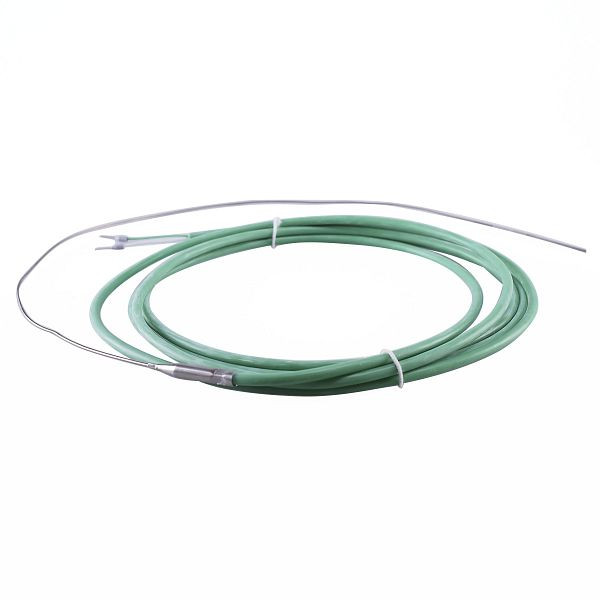 Thermocouple gainé JUMO, câble de compensation, 1xNiCr-Ni, 1.5x500mm, -200 à +1200°C, 00068437