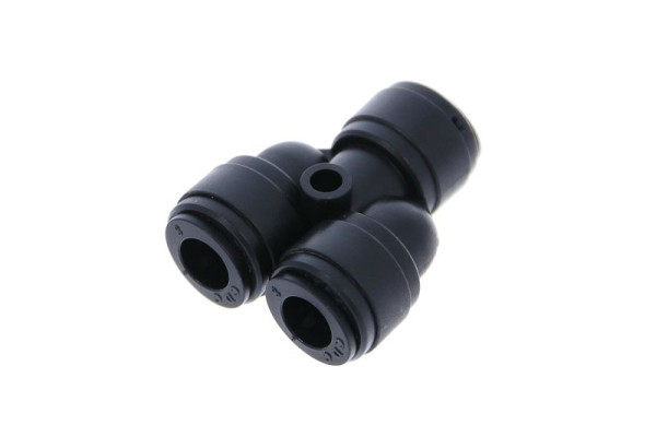 temporisateur B-YV-2x8-8-KU-H2O, raccord Y en plastique pour eau, tuyau Ø : 8 mm, UE : 10 pièces, 03080185
