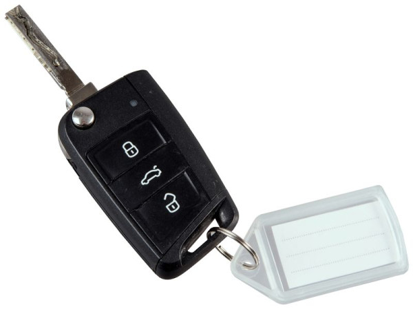 Porte-clés Eichner "Slide", transparent, UE : 100 pièces, 9219-00937