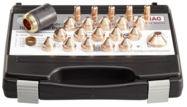 Jeu d'accessoires et de pièces d'usure ELMAG, pour torche plasma CP162C MAR (20-110 Amp.) pour PLASMA SOUND PC 110/T, 00040