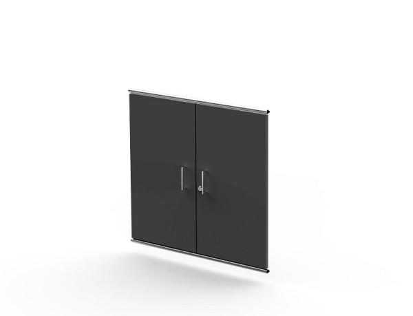 Portes d'entrée Kerkmann, 2 OH, Artline, L 750 x P 16 x H 680 mm, anthracite, 13739413