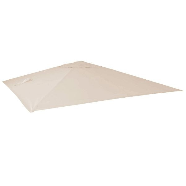 Housse de rechange Mendler pour parasol de luxe HWC-A96, housse de rechange pour parasol, 3x4m (Ø5m) polyester 3,5kg, crème, 158552