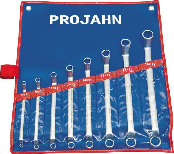 Jeu de clés polygonales doubles Projahn 8 pièces en coffret, 4402