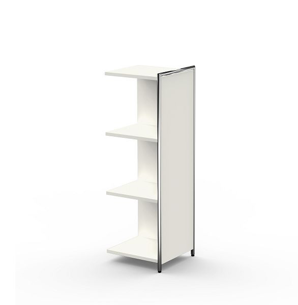 Kerkmann buffet complémentaire/séparateur de pièce pour 3 OH, Artline, L 390 x P 380 x H 1150 mm, blanc, 13740710