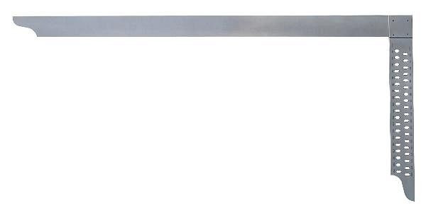 Hedue Carpenter Square ZP avec des trous de marquage, longueur: 600 mm, Z061
