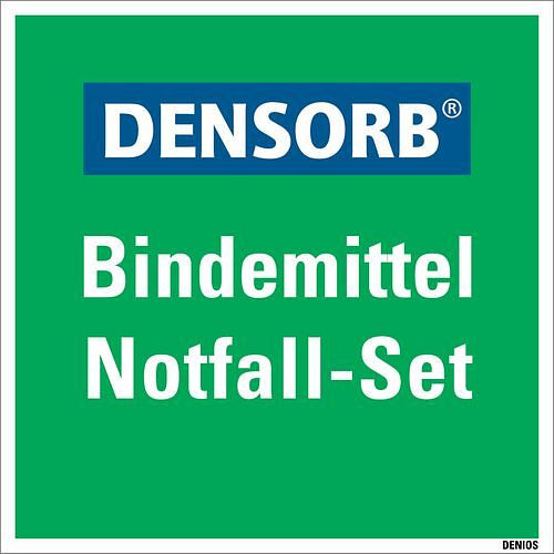 Set de signalisation d'urgence DENSORB, plastique, 400 x 400 mm, 259-696