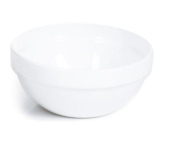 Bol APS -CASUAL MAXI-, Ø 23 cm, hauteur : 10,5 cm, mélamine, blanc, 2,5 litres, 83702