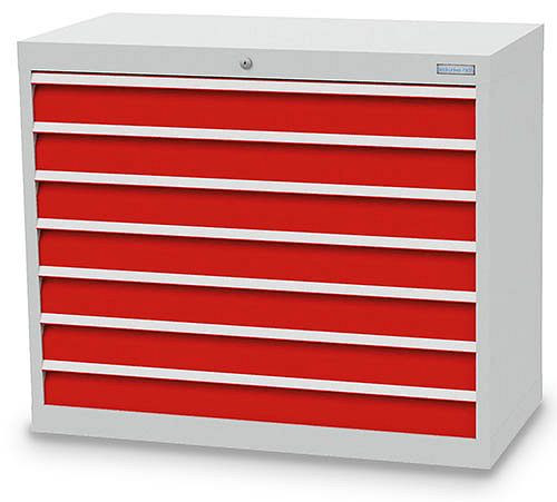 Armoire à tiroirs Bedrunka+Hirth, profondeur 500 mm, R 36-16, nombre de tiroirs : 7, dimensions en mm (LxPxH) : 980 x 500 x 819, capacité de charge 50 kg, 98 700