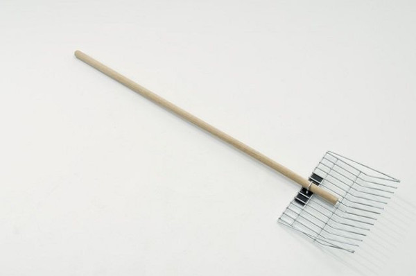 Fourchette spéciale Growi, avec poignée, extra stable, galvanisée à chaud, pour copeaux, 10050610