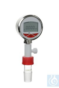Manomètre de montre Rettberg numérique, -1 à +2 bar, affichage à 4 chiffres, précision 0,5%, IP 65, 107000004