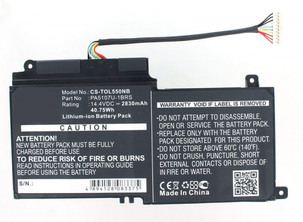 Batterie AGI compatible avec TOSHIBA SATELLITE L50-A-19P, 32866