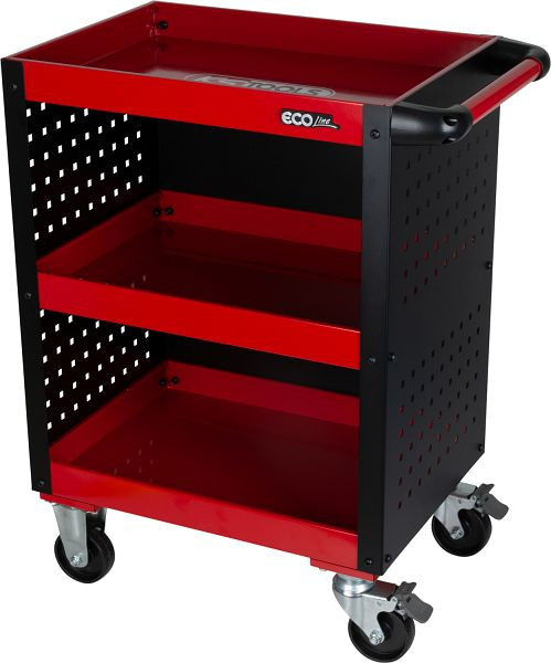 Chariot de service d'atelier KS Tools ECOline avec revêtement en panneaux perforés, 890.0006