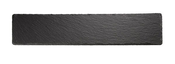 Plaque en ardoise naturelle APS, 47 x 10 cm, épaisseur du matériau 5 mm, avec pieds antidérapants, 00945
