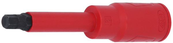 KS Tools Douille embout 1/2" avec isolation de protection pour vis à six pans creux, longue, 4 mm, 117.5704