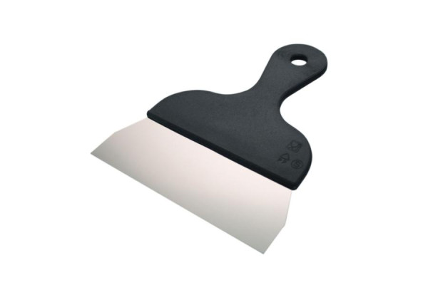 Spatule Schneider, acier inoxydable, 170 mm, manche dur (noir), 200700