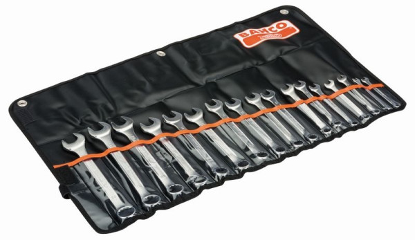 Jeu de clés mixtes Bahco, 17 pièces, en coffret plastique, 6-22 mm, 111M/17T