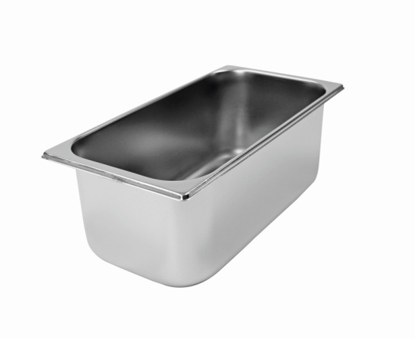 Récipient à glace Schneider 330 x 165 x 120 mm, capacité 5,0 litres - acier inoxydable, 199622